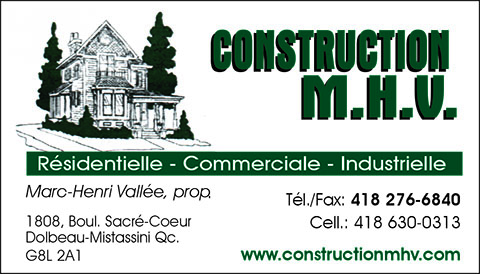 CONSTRUCTION M.H.V. sur Mafiche.info